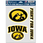 Iowa Hawkeyes Ncaa Multi Use Decal Sticker SHEET-3 Fan Pack *free Shipping. Fixed Price $8.97.