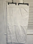 Boll & Branch White King Size Eyelet Flat Sheet Pre-owned Excellent Condition!. Fixed Price $60.00.