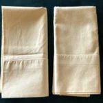 Wamsutta Dream Zone Pima Cotton Sateen (2) King Pillowcases - Ivory **mint**. Fixed Price $55.00.