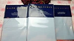 Ralph Lauren Queen Sheet 464TC Set Blue Oxford Cotton Percale (320.00) New. Fixed Price $177.99.
