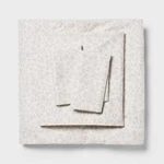 New Queen Room Essentials Printed Recycled Fiber Sheet Set - "gray Ditsy Floral". Fixed Price $11.45.
