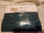 Ralph Lauren Irregular Sheet King Flat Cotton Fits 78X80 No Iron Green Usa New. Fixed Price $79.96.