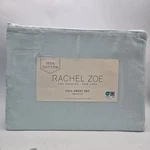 Rachel Zoe Full Size Bed Sheet Set Blue 100% Cotton. Fixed Price $46.16.