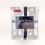 Dwellstudio Flannel Queen Set - 4 Piece, Soft New Gray White. Fixed Price $54.99.