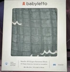 Babyletto Ocean Waves 100% Gotsorganic Muslin Cotton All-stages Bassinet Sheet. Fixed Price $20.00.