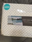 Home Queen 4 Piece Sheet Set Sea Stars Blue White Easy Care Nautical P13. Fixed Price $42.50.