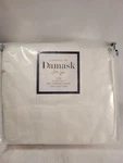 Charter Club Damask Stripe 550 Tc King Sheet Set White 100% Cotton. Fixed Price $111.99.