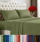 Utopia Bedding King Set 4 Piece For Size Bed, Soft An.... Fixed Price $45.62.