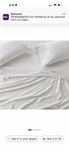 Queen 100% Linen Sheet Set Dark Gray Micro Stripe - Casaluna New. Fixed Price $115.00.
