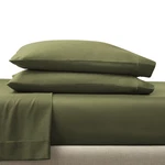 New Better Homes & Gardens 4PC 100% Cotton Queen Sheet Set 400CT Sage Green. Fixed Price $64.99.