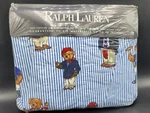 Vintage New Ralph Lauren Teddy Bear Polo Twin Fitted Sheet 14" Made Usa. Fixed Price $89.97.