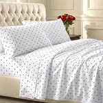 California Design Den Polka Dot Sheets Softest 100% Cotton King Size. Fixed Price $102.55.