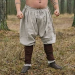 Nwt Grimfrost Clan Baltic Linen Viking High Breeches Natural Drawstring Large. Fixed Price $84.99.