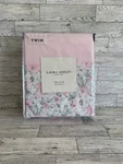 Nwt Laura Ashley 3 Pc Aveline Twin Sheet Set Pink Floral Flowers Stripe Border. Fixed Price $75.00.
