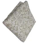 Raymond Waites 100% Cotton Sateen Flat Sheet Beige Damask Floral Bedding King. Fixed Price $32.99.