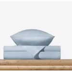 Miracle Split King Silver Infused Cotton Bed Sheet Light Blue Anti Microbial New. Fixed Price $62.00.