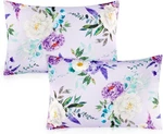 Pillowcase 2 Pack, 13 X 18 Kids Travel Toddler, Purple Floral. Fixed Price $17.58.