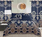 Sheet,patterned Bedding Set With Duvet Cover, Pillowcase, And Curtains. Fixed Price $50.55.