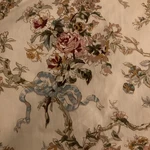 Ralph Lauren Baskets & Bows King Flat Sheet Floral Ruffled Usa French Cottage. Fixed Price $69.99.
