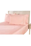 Home Reflections 1200TC Cotton Blend Sateen Sheet Set Soft Pink. Fixed Price $34.99.