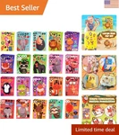 100 Sheets Colorful Waterproof Animal Stickers For Creative Kids - Diy Fun!. Fixed Price $21.99.