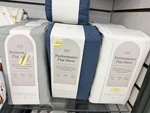 Threshold Performance Flat Sheet - King Gray, Sour Cream Blue. Fixed Price $9.90.
