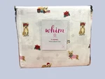 Martha Stewart Whim Collection Christmas Corgi 3-PC Twin Flannel Sheet Set Nib. Fixed Price $49.87.
