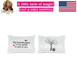 Covers Set Of 2 Romantic Satin Pillowcases For Couples, My F.... Fixed Price $35.99.