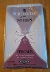 2 Vtg Burlington Pillow Cases Iron Percale White Standard Sz Nos Sealed Pkg.. Fixed Price $12.99.