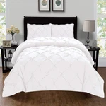 Elegant Comfort 401RW-PINTUCK-DUVET-Q-WHITE Luxury Super-soft Coziest 1500. Fixed Price $45.11.