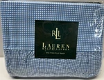 Ralph Lauren Twin Flat Sheet Blue Gingham Beach House Vintage. Fixed Price $39.99.