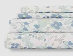 Ienjoy Chic Premium Ultra Soft Pattern 4-PC. Sheet Set, Queen Blue Light Violets. Fixed Price $39.99.