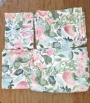 Charisma Queen Size Fitted Flat 2 Pillow Cases Microfiber Floral Sheet Set. Fixed Price $24.99.