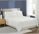 Brooklyn Loom Solid Cotton Twin Xl Sheet Set 100% White 3 Pc. Fixed Price $39.99.