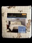 Cuddl Duds Heavyweight Cotton Flannel Plaid Dogs Full Sheet Set New. Fixed Price $39.99.