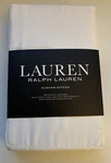 Ralph Lauren 2 Pc Cotton Dunham Sateen White King Pillowcases New Msrp $50. Fixed Price $29.99.