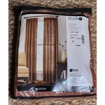 Vintage Jcpenny Home Studio Pencil Pleat Panel Drape Curtain 24" X 84" Rouge Red. Fixed Price $42.75.
