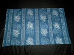 Ralph Lauren Biarritz Floral Standard Pillowcase Blue White Stripe Border Leaf. Fixed Price $59.99.