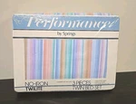 Performance By Springs Twilite 3 Piece Twin Bed Sheet Set Vintage Rainbow Pastel. Fixed Price $22.95.