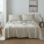 Simple&opulence 100% Belgian Linen Sheet Set Handmade Hemstitch Queen S.... Fixed Price $167.88.