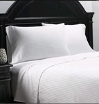 Case Of -westpoint Hospitality Martex Limited Stripe 250 Thread Sheets Queen.. Fixed Price $74.99.