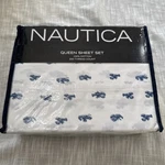 Nautica - Queen Sheets, Cotton Percale Bedding Set, Crisp & Cool, Coastal Hom.... Fixed Price $59.99.