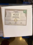 Hotel Signature 400 Thread Count Egyptian Cotton 6-PIECE King Sheet Set. Fixed Price $45.00.