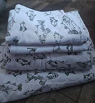 Aop Carp Fish Eddie Bauer Fleece Queen Sheet 100%COTTON 4 Piece Set. Fixed Price $69.54.