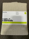 Room Essentials Jersey Sandalwood Chevron Cotton Twin Xl Sheet Set New. Fixed Price $22.47.