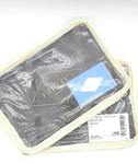 Frette Cancellata Arredo Euro Pillow Shams Grey Brown Set New JG025039. Fixed Price $112.02.