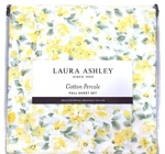 Sunny Savannah Full Crisp Cool Cotton Percale Sheet Set Laura Ashley Yellow Gold. Fixed Price $59.11.
