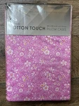 Pieces Cotton Touch Pillow Cases 20"X 30" Size New Pink Floral. Fixed Price $14.00.