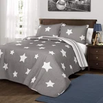 Lush Decor Star Quilt - Reversible 2 Piece Pattern Striped Bedding Set Pillow. Fixed Price $114.05.
