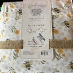 Flower Garden Collection King Sheet Set Nwt. Fixed Price $43.71.
